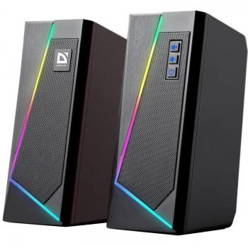 Altavoces Bluetooth Defender Solar 3, 2.0, 10W, LED RGB, USB