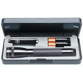 Mag-Lite M2A65M5 - Juego de minilinterna Maglite AA y navaja multiusos Victorinox con 5 herramientas