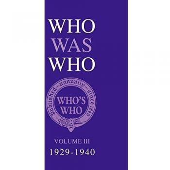 Who Was Who Volume III