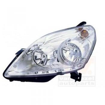 Faro Delantero Principal Van Wezel 3796961 con H7 y H1 para Opel Zafira desde 2008