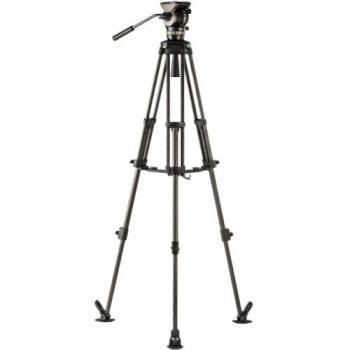 Libec NX-300MC Carbon Fiber Tripod Kit with NH30 Head, BR-2B Mid Spreader, FP-1B Plate, and Carrying Case