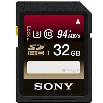 Sony SF-32UX2 SD - Memory Card SDHC  UHS-1 94MB/s, Class 10, 32GB