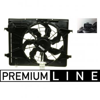 Ventilador de radiador MAHLE ORIGINAL CFF 266 000P para vehículos con climatizador, compatible con Hyundai i30 I Hatchback, refrigeración del motor