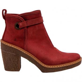 Botines de mujer El Naturalista N5179 Haya granate