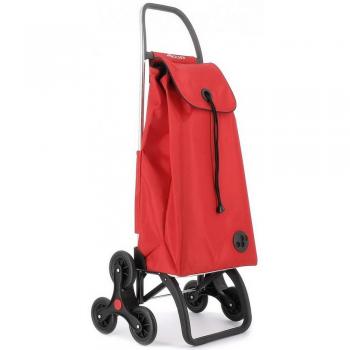 Carro de la compra Rolser I-Max MF 6 con ruedas para escaleras, color rojo