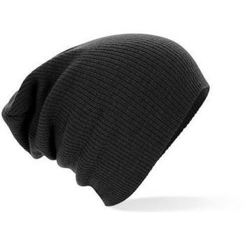 Gorro de invierno unisex Beechfield Slouch One Size negro