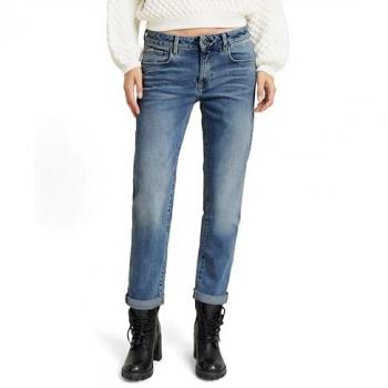 G-Star Women's Kate Boyfriend Jeans, Light Indigo Aged, Casual Denim Trousers