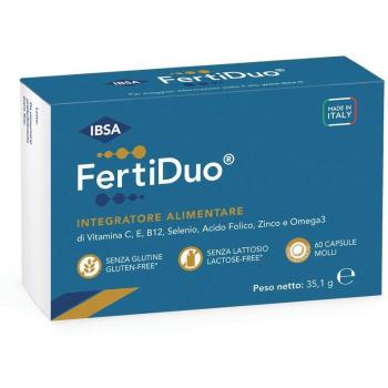 Fertiduo 60 Cápsulas - Suplemento Alimenticio para la Fertilidad Masculina con Selenio y Zinc