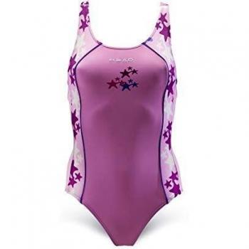 Head Starlight Traje De Baño Olimpico, Niñas, Rosa, 4