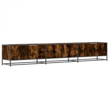 Mueble para TV madera de ingeniería roble ahumado 240x35x41 cm