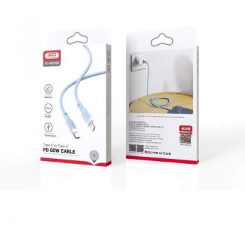 Cable USB-C a USB-C 1m 60W PD Durevole Azul