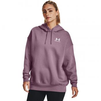 Sudadera de mujer Essential Fleece Oversized de Under Armour en color lila