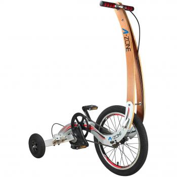 A-ZONE Bicicletas de ejercicio Bicicletas de ejercicio Bicicletas plegables Bicicleta plegable para exteriores Bicicleta sin asiento Fitness Deportes Equitación Bicicleta Adaptable Centro de gravedad Ciclo de equilibrio Aleación de aluminio Redwood