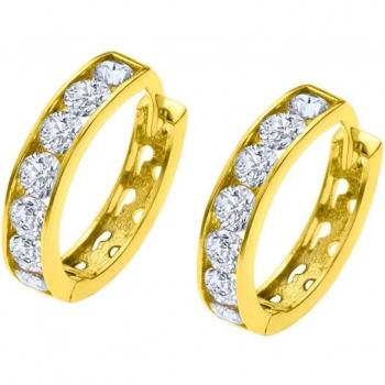 Pendientes Time Road MY00013 de Oro 9k para Mujer con Acabado Brillo