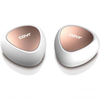 D-Link COVR-C1202 - Kit WiFi Mesh, WiFi Malla con 2 Puntos de Acceso WiFi AC 1200 Mbps, 2.4GHz, 5GHz, Roaming, itinerancia, WPS, 4p LAN 1000 Mbps, Wave2, MU-MIMO, Streaming 4K, Blanco y Cobre