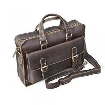Wombat Hunter mango con 2 de cuero Business Bag - Ladies - Maletín de piel