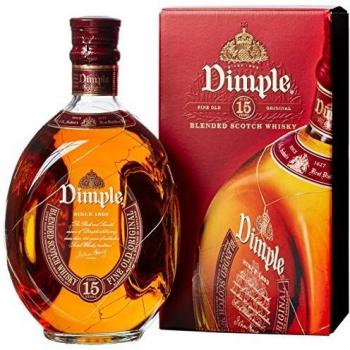Dimple 15 Years Old Blended Scotch Whisky 43% Vol. 1l in Giftbox