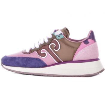 Multicolor Embroidered Logo Women's Sneakers - Wushu Ruyi Size 7 US