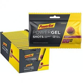 PowerBar Energize Raspberry Gel Shots - 24 x 60g Energy Gummies with Vitamin B6