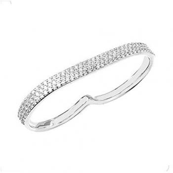 Anillo de Mujer Folli Follie Plateado Talla 12 Diseño Elegante 3R16S041C-52