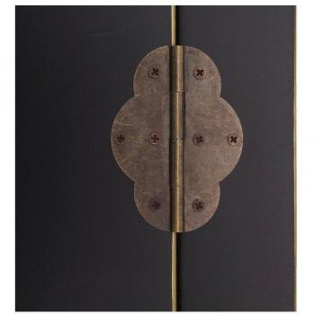 Aparador Oriente 63 x 33 x 131 cm Negro Madera