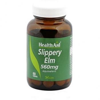 Health Aid Olmo Americano (Slippery Elm) 60 Comprimidos de 560 Mg