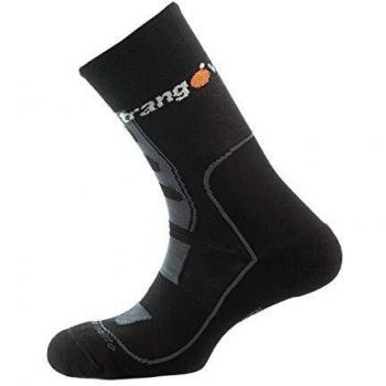 Trangoworld CALCETIN IKKEN, Unisex Adulto, Gris Plomo/Negro, S