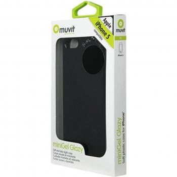 MCA MUSKI0084 - Funda minigel negra para iPhone 5