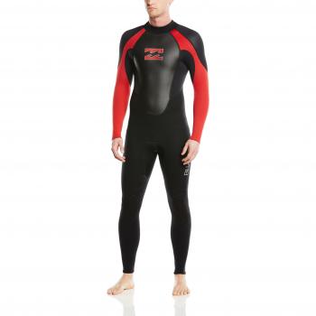 Billabong Intruder Steamers 32 Camiseta de natación, Hombre, Rojo