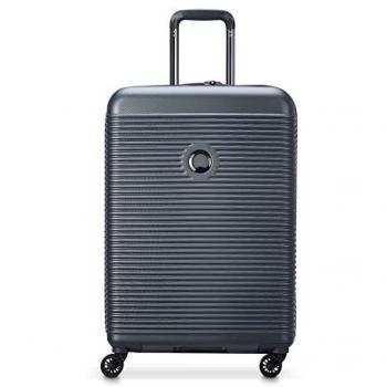 Maleta Delsey Paris Freestyle 83L azul marino, tipo trolley de viaje, capacidad de 83 litros, color azul marino, fabricada en material resistente y ligero, con sistema de cierre seguro, cuatro ruedas dobles para mayor