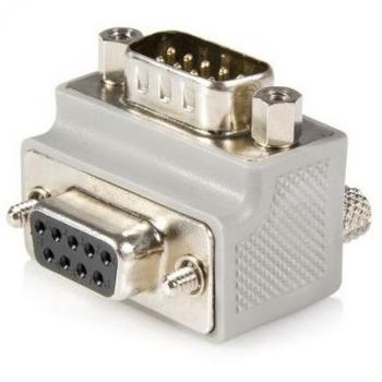StarTech.com Right Angle DB9 to DB9 Serial Cable Adapter Type 1 - M/F