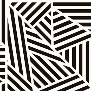 Arthouse Zebra Geo Mono Wallpaper - Black
