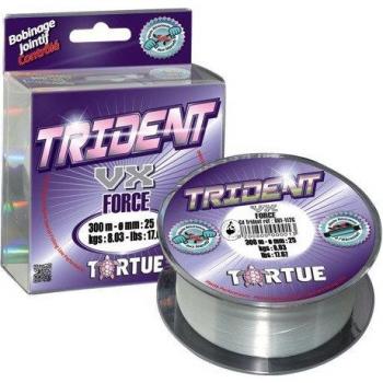 Tortue Monofilamento Trident Vx Force 300 M - Tipo: Monofilamento para pesca, Longitud: 300 metros, Resistencia: alta, Color: transparente, Ideal para diversas técnicas de pesca