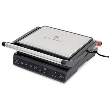 Sandwichera GrillPro 2000W con Pantalla Táctil, Placas Antiadherentes y Apertura 180°