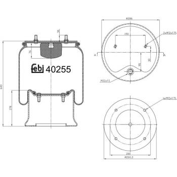 Fuelles de suspensión neumática FEBI BILSTEIN 40255, Silentblock de barra estabilizadora FEBI BILSTEIN 172693