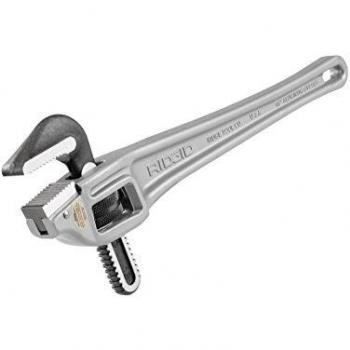 RIDGID 31125 Model 18 Aluminium Offset Pipe Wrench, 18-inch Plumbing Wrench