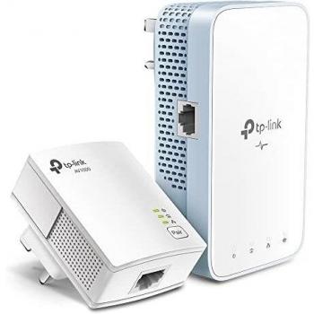 TP-Link AV1000 Gigabit Powerline ac Wi-Fi Kit, up to 1200 Mbps Wi-Fi speed, TP-Link OneMesh, Broadband/Wi-Fi Extender, Wi-Fi Booster/Hotspot, No Configuration Required, UK Plug