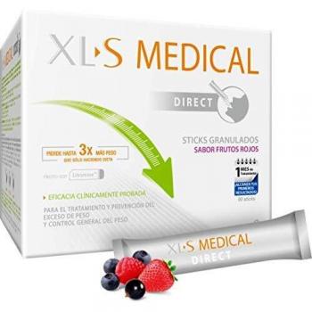 XLS Medical Original Captagrasas - 90 Sticks Granulados, Tratamiento de 1 Mes, Color Blanco, Sabor Frutos Rojos, 150g