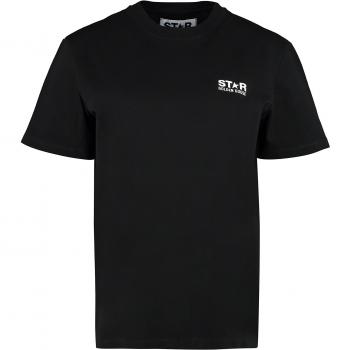 Golden Goose Men's Big Star Back T-Shirt in Black/White, Size Small