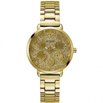 Guess - Reloj de mujer Sugarplum GW0670L2 de acero con correa dorada