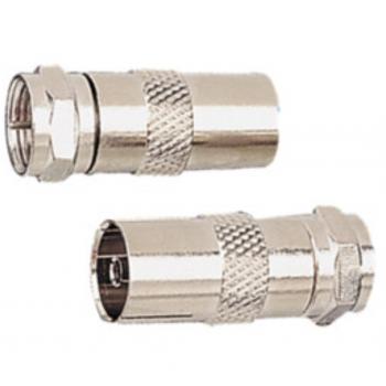 DH CONECTOR 'F' MACHO A TV HEMBRA DIN 45325