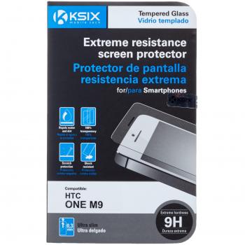 Ksix B2008SC07 - Protector de Pantalla Vidrio Templado para HTC One M9 9H