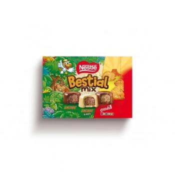 Bombón Bestial Mix Nestlé 187g - Delicioso Chocolate con Leche en Estuche de Regalo