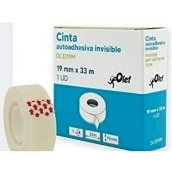 CINTA ADHESIVA OLEF INVISIBLE rollo 33x19