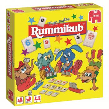 Juego de Táctica Infantil Rummikub - Mein Primer Rummikub, Juego de Mesa para 2 a 4 Jugadores, A partir de 4 Años