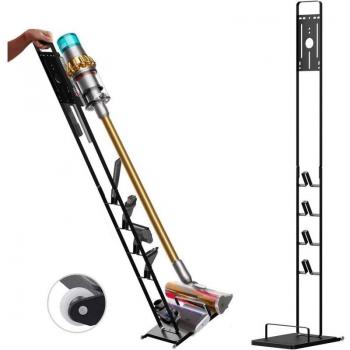 Soporte Aspiradora Compatible para DYSON V6 V7 V8 V10 V11 V12 Metálico CON RUEDAS