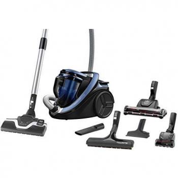 Rowenta Silence Force Cyclonic Animal Care RO7690EA Aspirador Sin Bolsa 2.5L 550W 65dB Azul Intenso