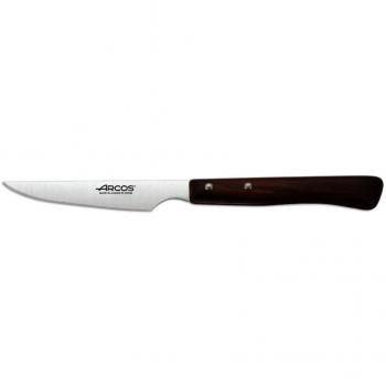 Cuchillo Chuletero Fijo Arcos de Mesa 373200 con hoja de acero inoxidable y mango de madera comprimida
