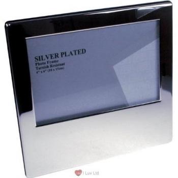Silver Plated 6inch x 4inch Frame With Large Engraving Space