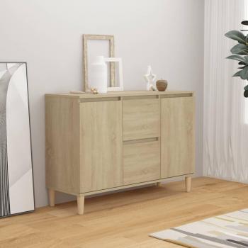 Aparador de madera ingeniería 103,5x35x70 cm - Mueble de Almacenaje de Salón, Armarios con Puertas, Cajón de Madera, Buffet para salón Moderno, Armario Auxiliar, Arm